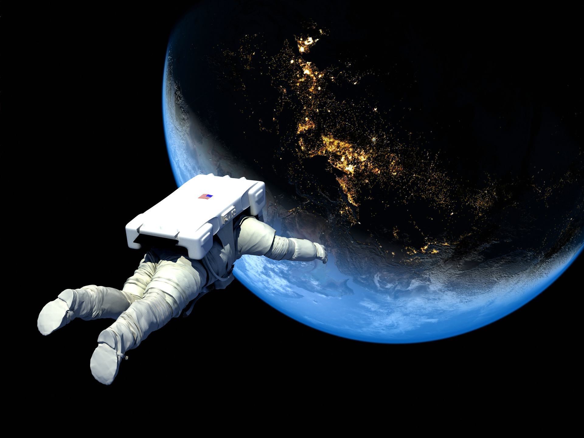 The astronaut